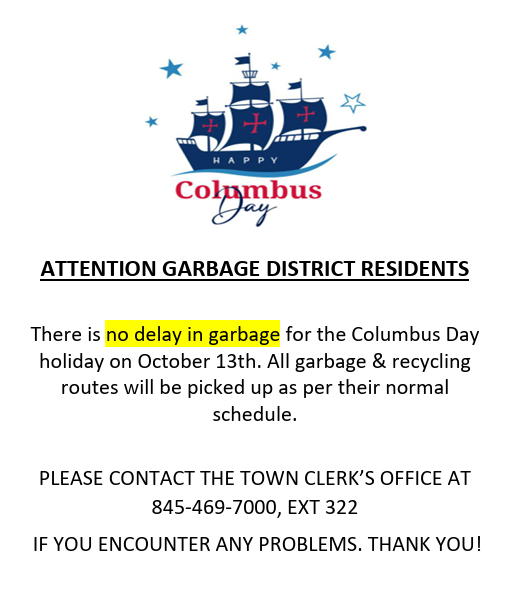 Attention Garbage District Residents