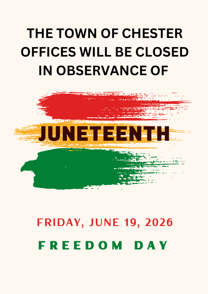 Town offices closed on Juneteenth